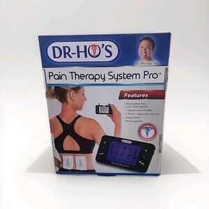 Dr-Ho's PTS-IV 4-Pad Pain Therapy System PRO Professional Body Relief Kit, Black